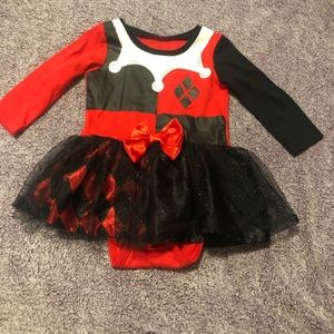 Worn once 12 mo Harley Quinn costume